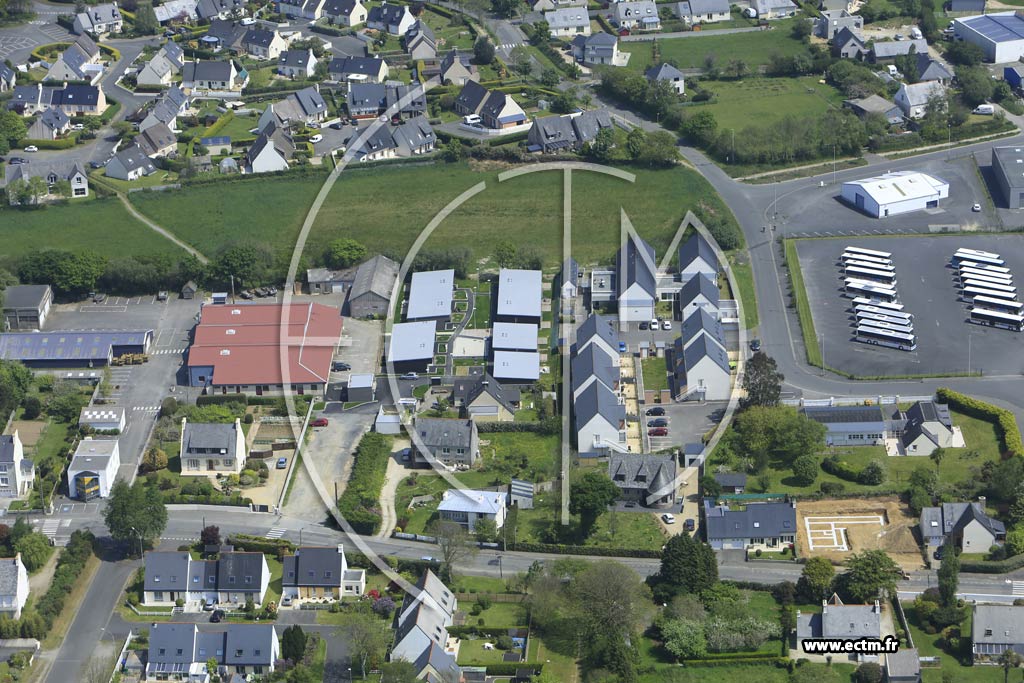 Photo arienne de Lesneven (le Parcou)