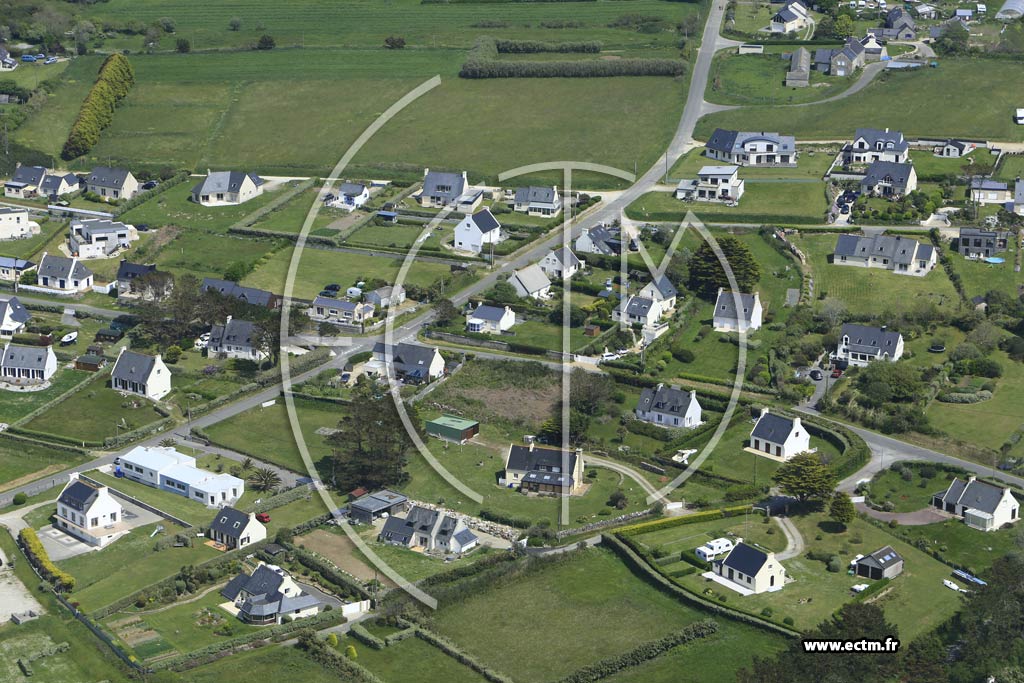 Photo arienne de Plouarzel (Quartier du Phare de Trzien)