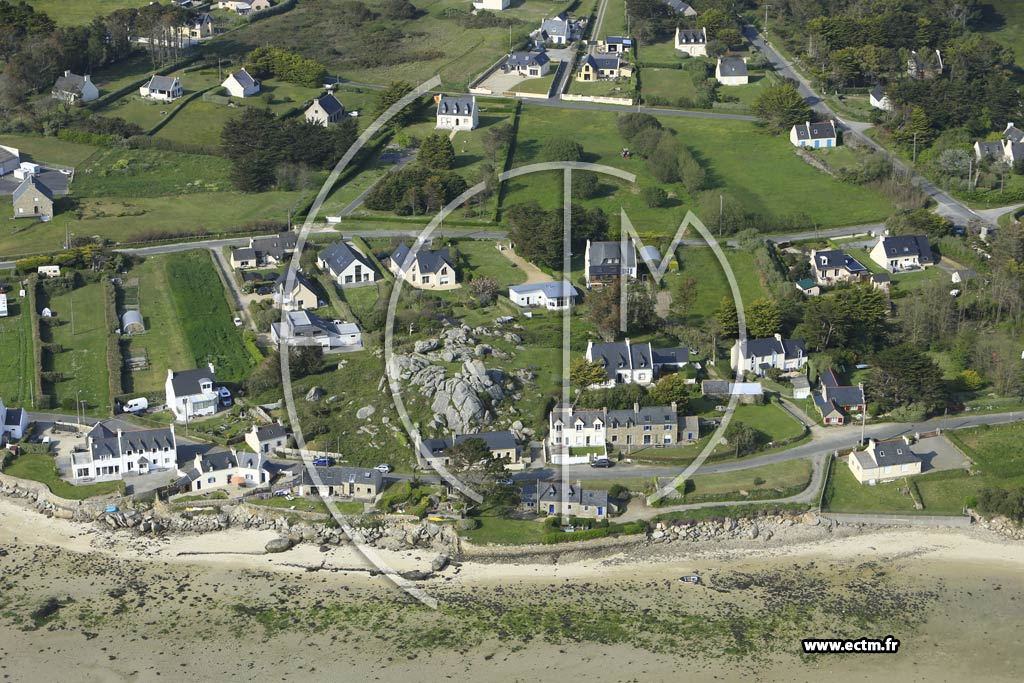 Photo arienne de Plouguerneau (Klerdut)