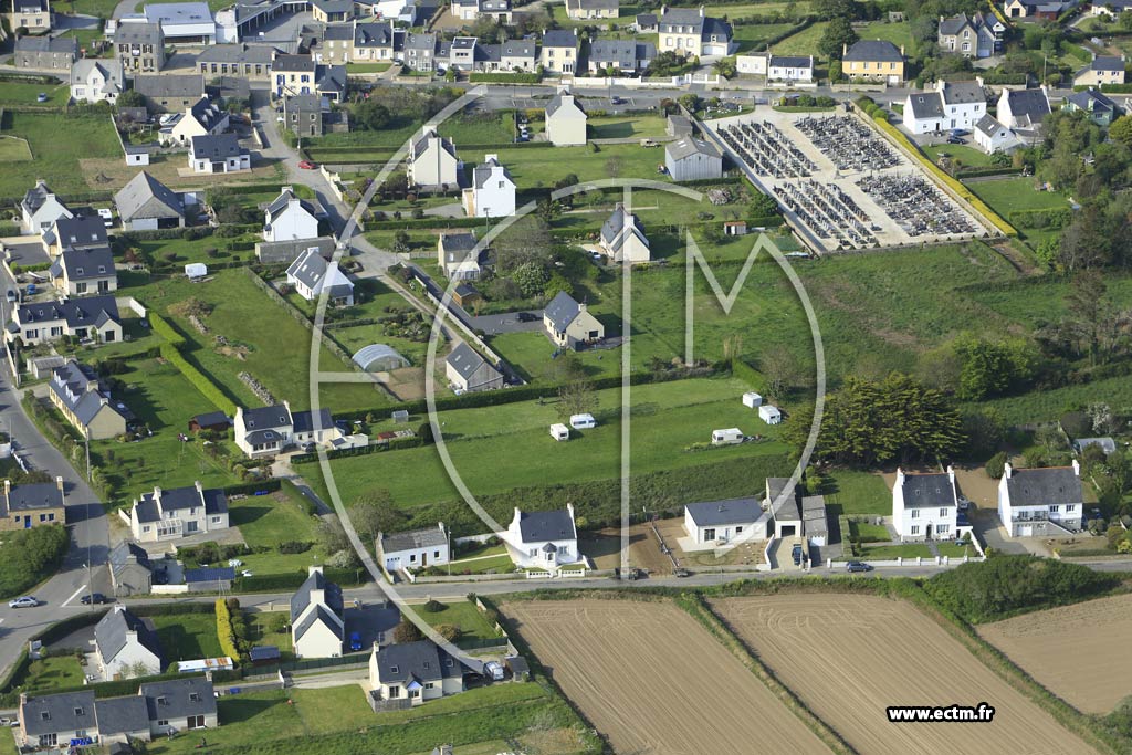 Photo arienne de Plouguerneau (Kerskao)