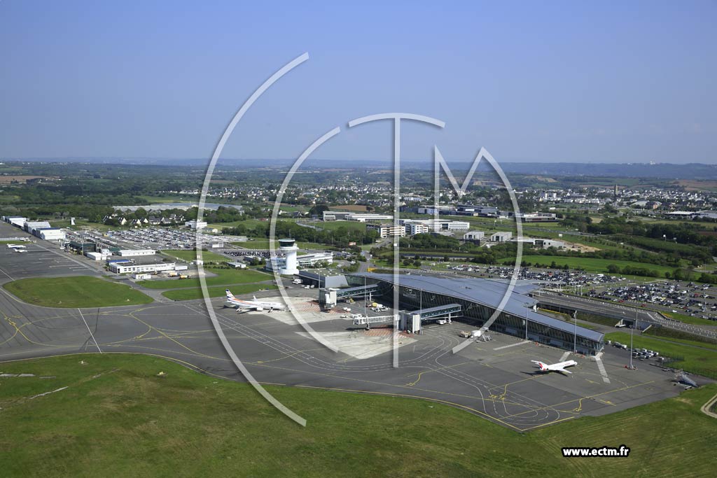 Photo arienne de Guipavas (Aeroport Brest Bretagne)
