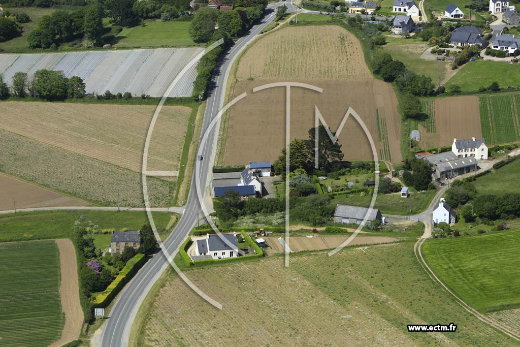 Photo arienne de Carantec (Pont Ar Blec)