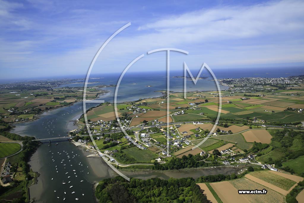 Photo arienne de Henvic (Pont de la Corde)