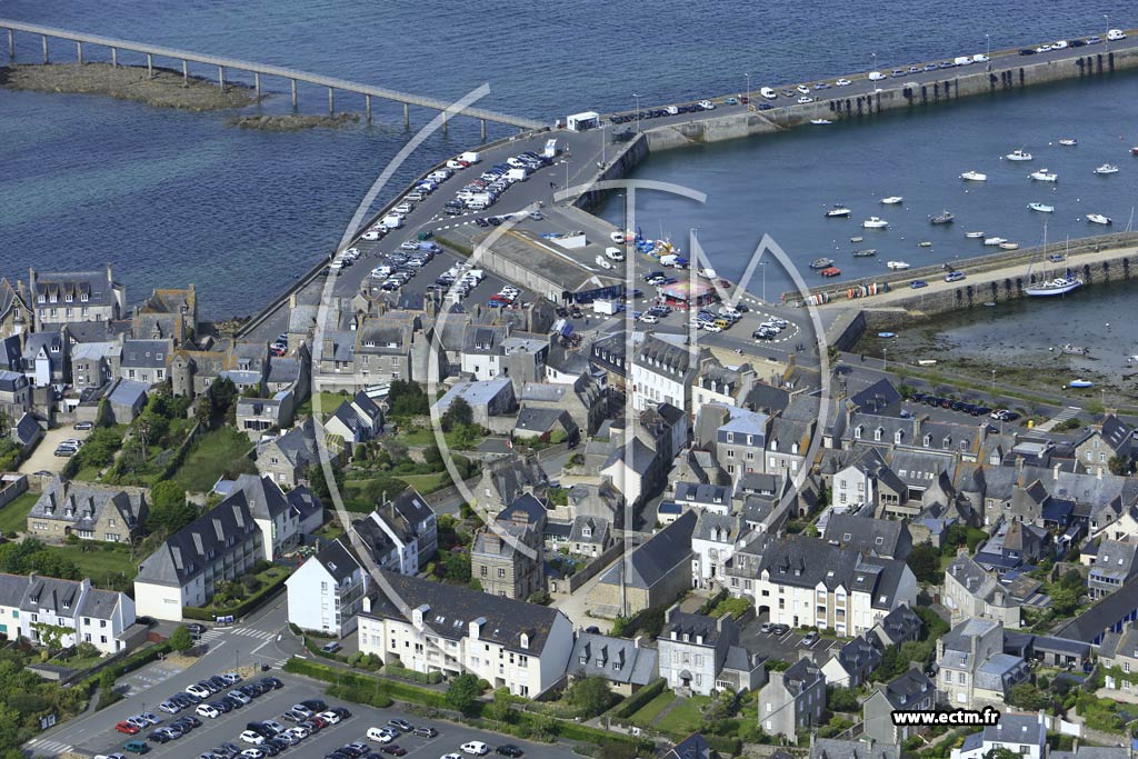 Photo arienne de Roscoff