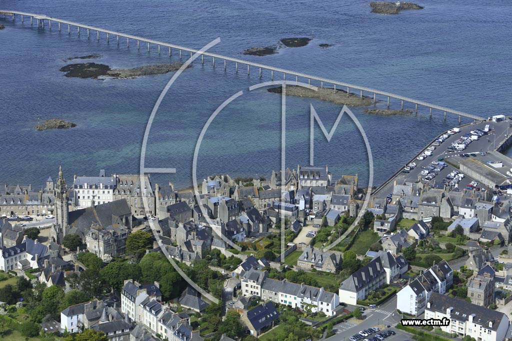 Photo arienne de Roscoff