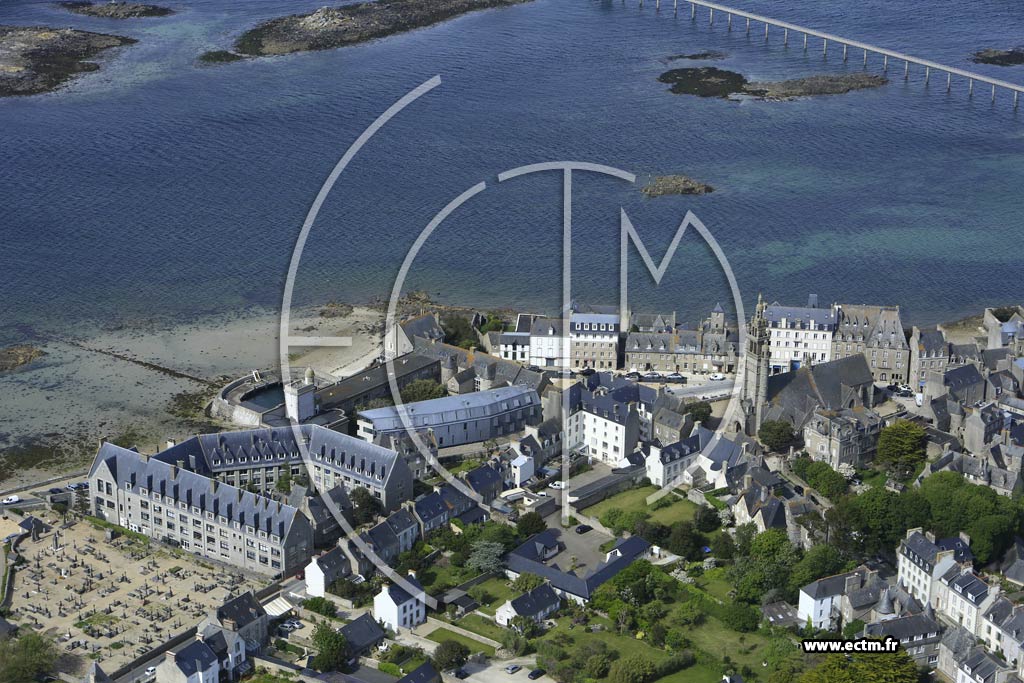 Photo arienne de Roscoff