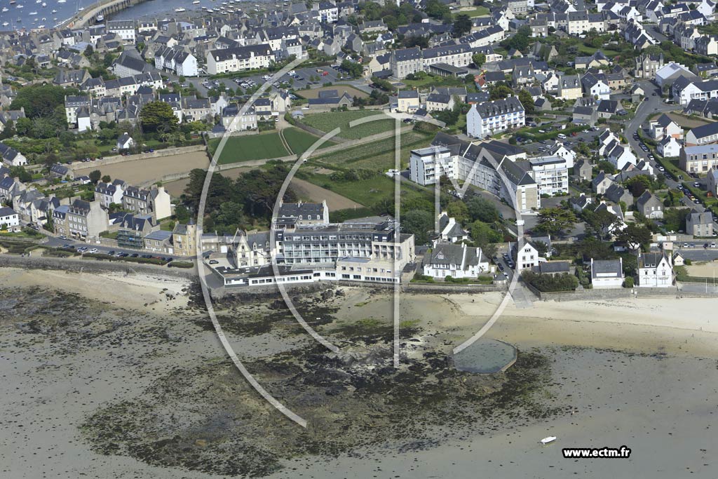Photo arienne de Roscoff