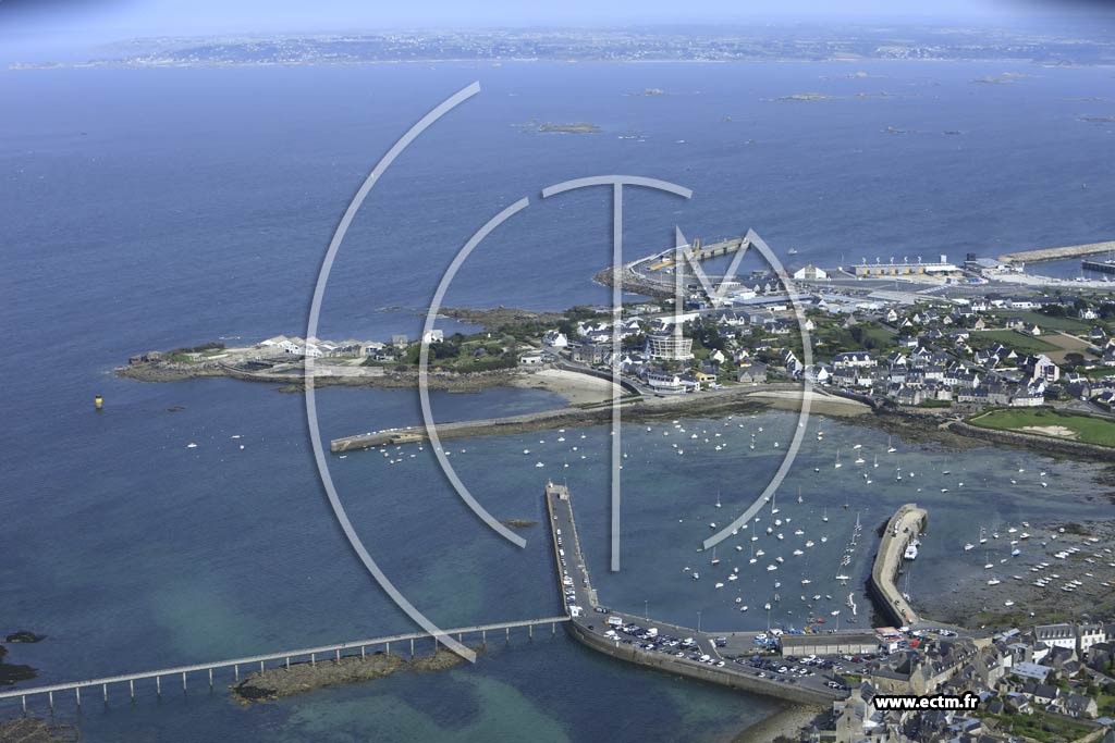 Photo arienne de Roscoff