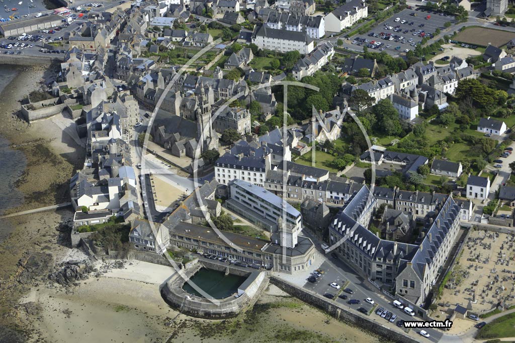 Photo arienne de Roscoff