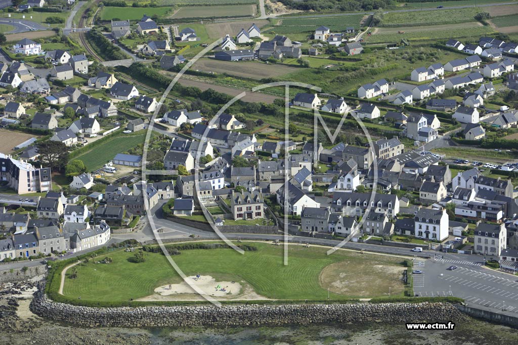 Photo arienne de Roscoff