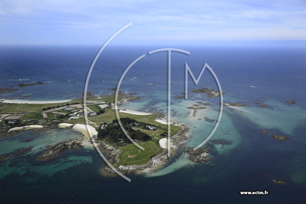 Photo arienne de Roscoff (le Verte)