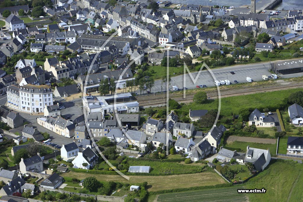 Photo arienne de Roscoff (Kernaoguer)