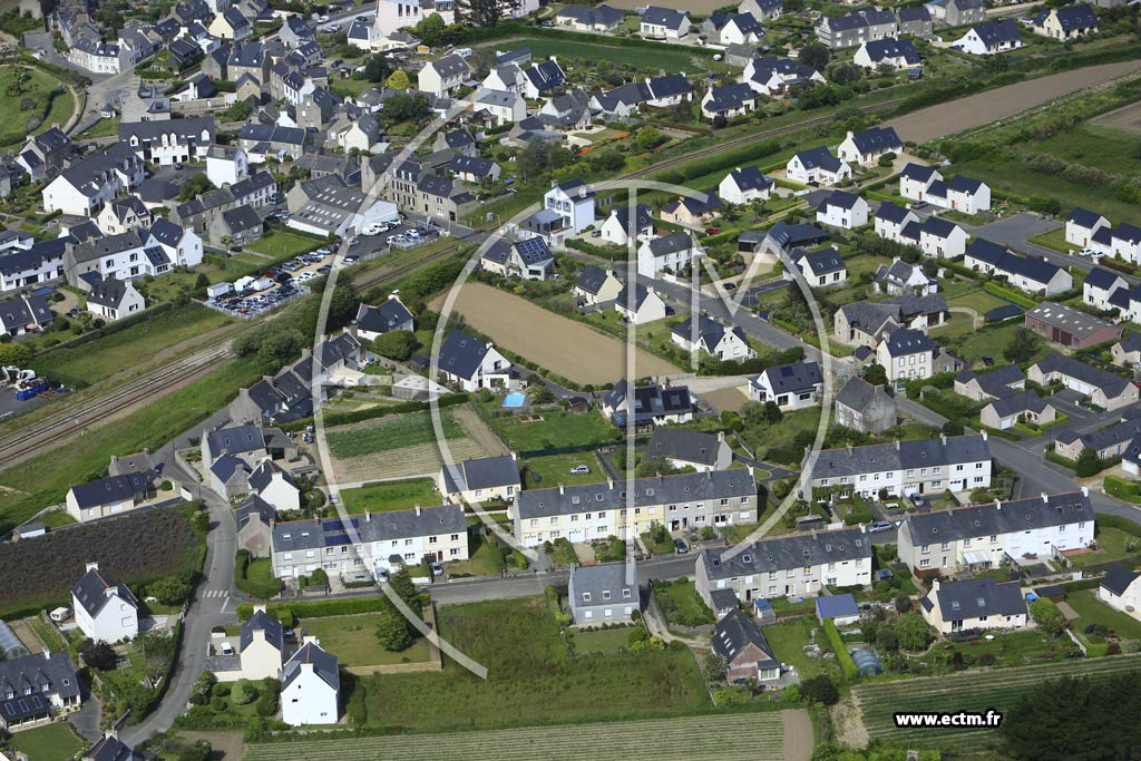 Photo arienne de Roscoff (Kernaoguer)