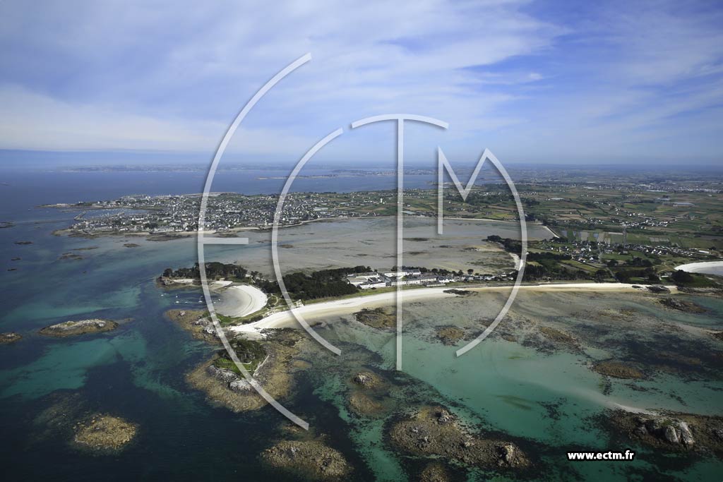 Photo arienne de Roscoff (Perharidi)