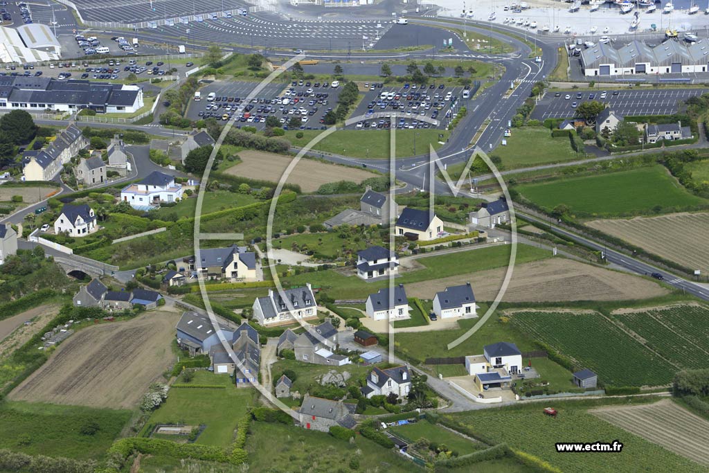 Photo arienne de Roscoff (Roc'H Trvigner)