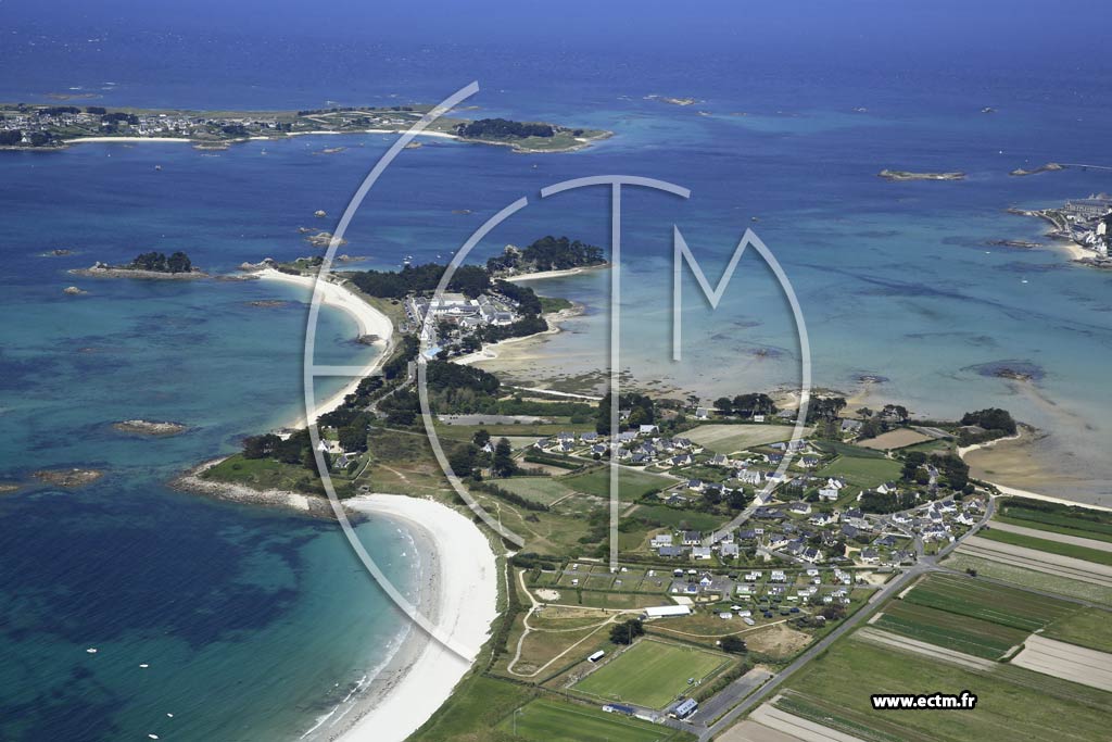 Photo arienne de Roscoff (Ruguel)