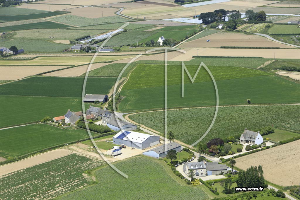 Photo arienne de Saint-Pol-de-Lon (Kerangouez)