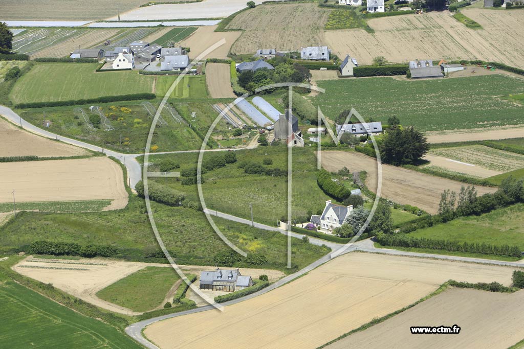 Photo arienne de Saint-Pol-de-Lon (Kerompic Bian)