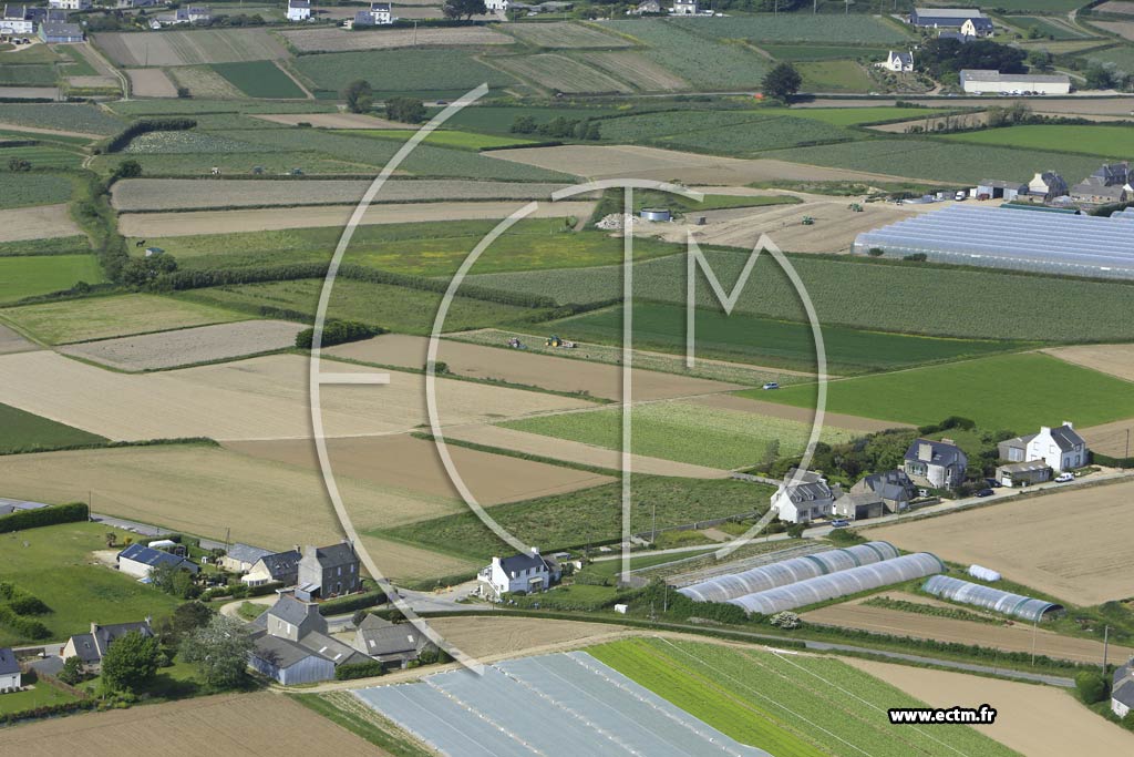 Photo arienne de Saint-Pol-de-Lon (Kerradnec)
