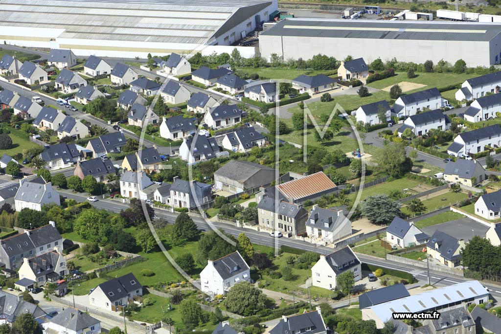 Photo arienne de Saint-Pol-de-Lon (Lanvalou)