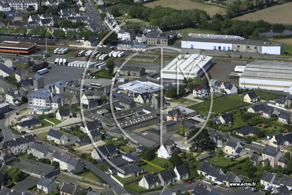 Photo arienne de Saint-Pol-de-Lon (Lanvalou)