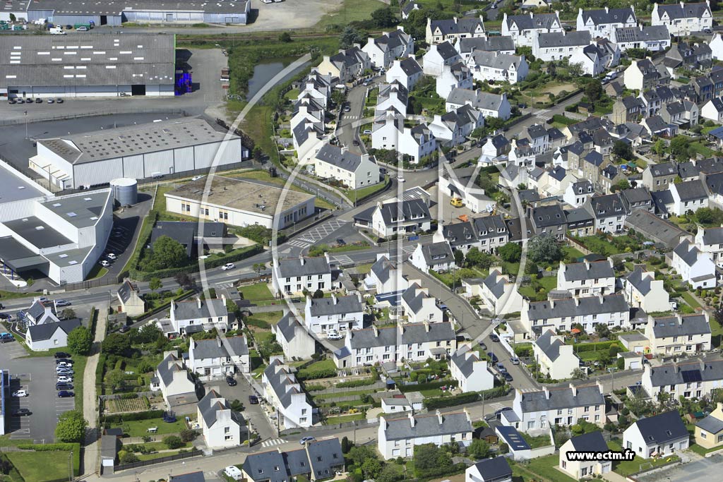 Photo arienne de Saint-Pol-de-Lon (Lanvalou)