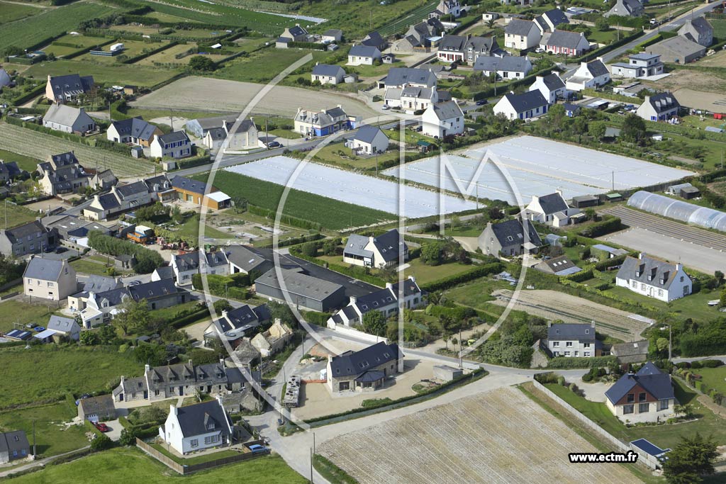 Photo arienne de Santec (Mchou Rouz)