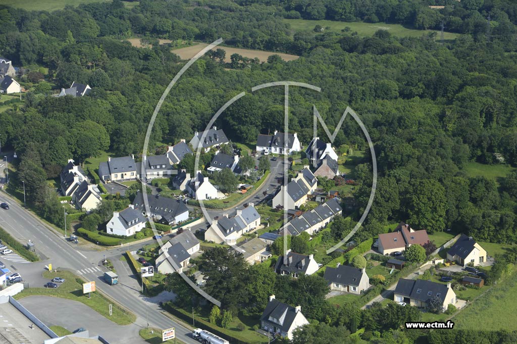 Photo arienne de Plougastel-Daoulas (Kroaz Ar Biz)