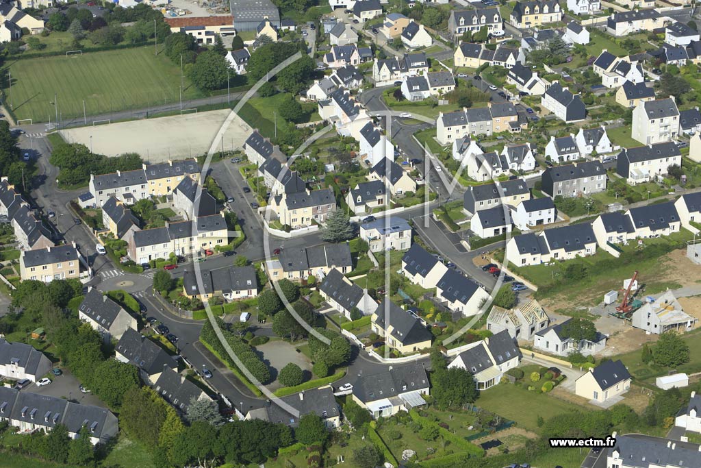 Photo arienne de Plougastel-Daoulas (Ouest)