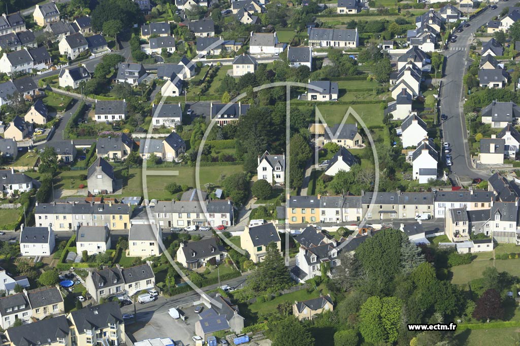Photo arienne de Plougastel-Daoulas (Ouest)