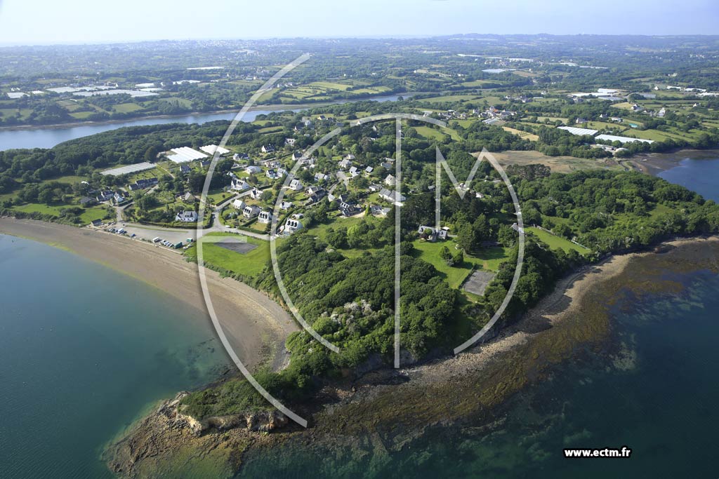 Photo arienne de Plougastel-Daoulas (Porzh Gwenn)