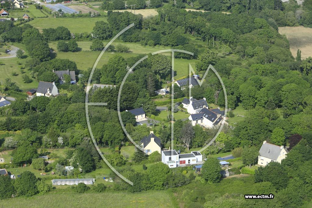 Photo arienne de Plougastel-Daoulas (Porzh Gwenn)