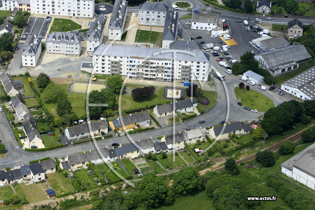 Photo arienne de Landerneau (Sud-Est)