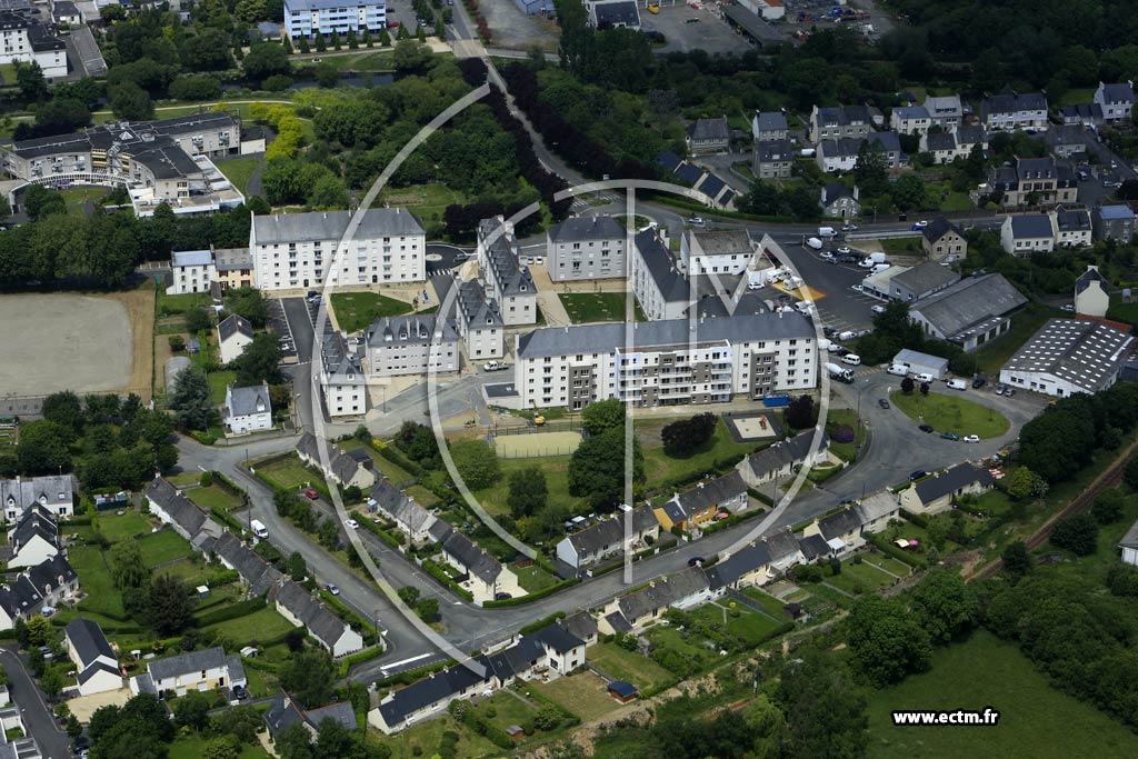 Photo arienne de Landerneau (Sud-Est)
