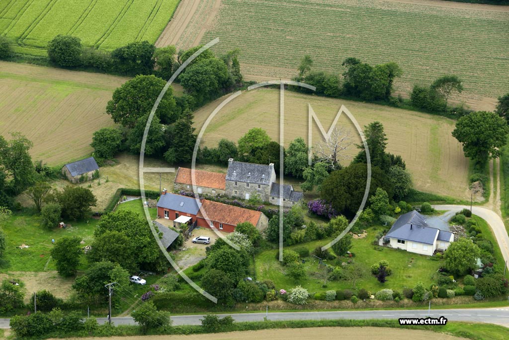 Photo arienne de Saint-Servais (Kerangueven)