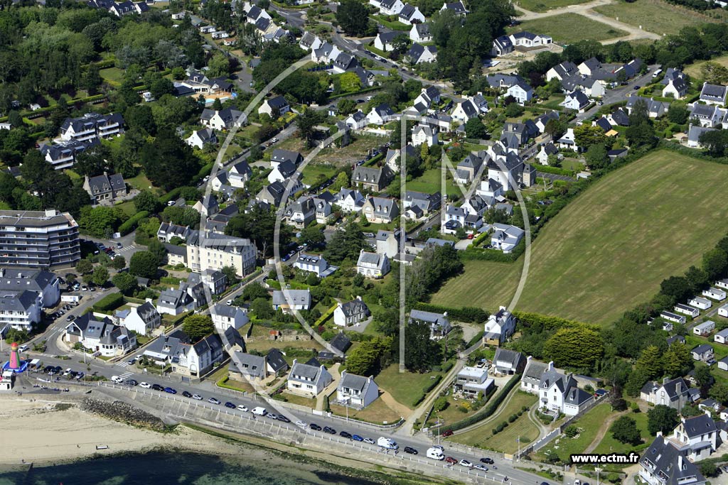 Photo arienne de Bnodet (Anse du Trez)