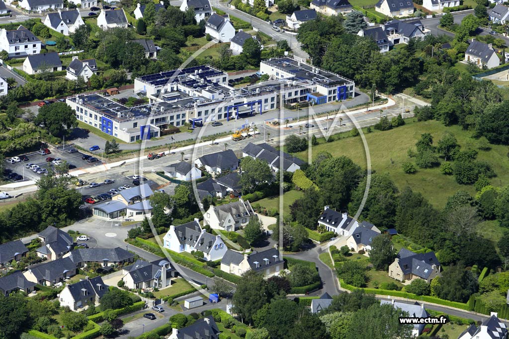 Photo arienne de Bnodet (Kersal)