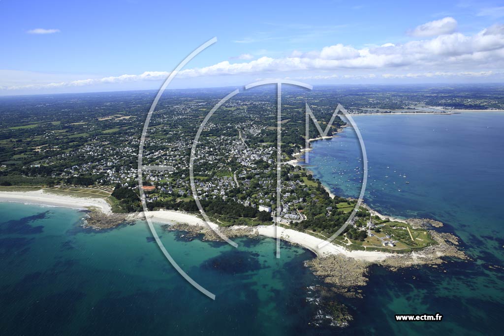 Photo arienne de Fouesnant (Beg Meil)