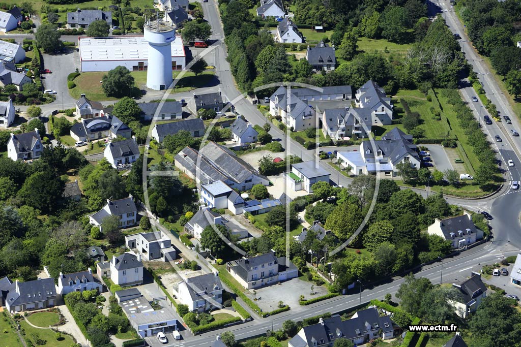 Photo arienne de Fouesnant (Park C'Hastel)
