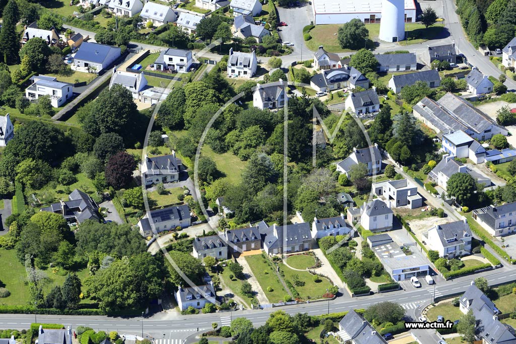 Photo arienne de Fouesnant (Park C'Hastel)