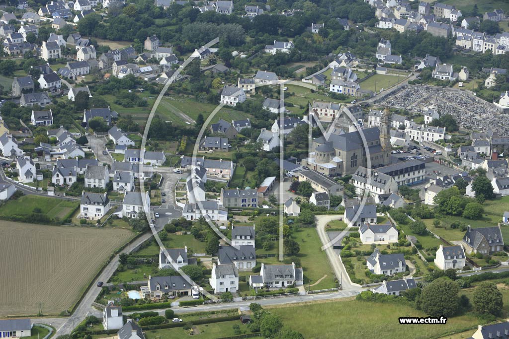 Photo arienne de Audierne