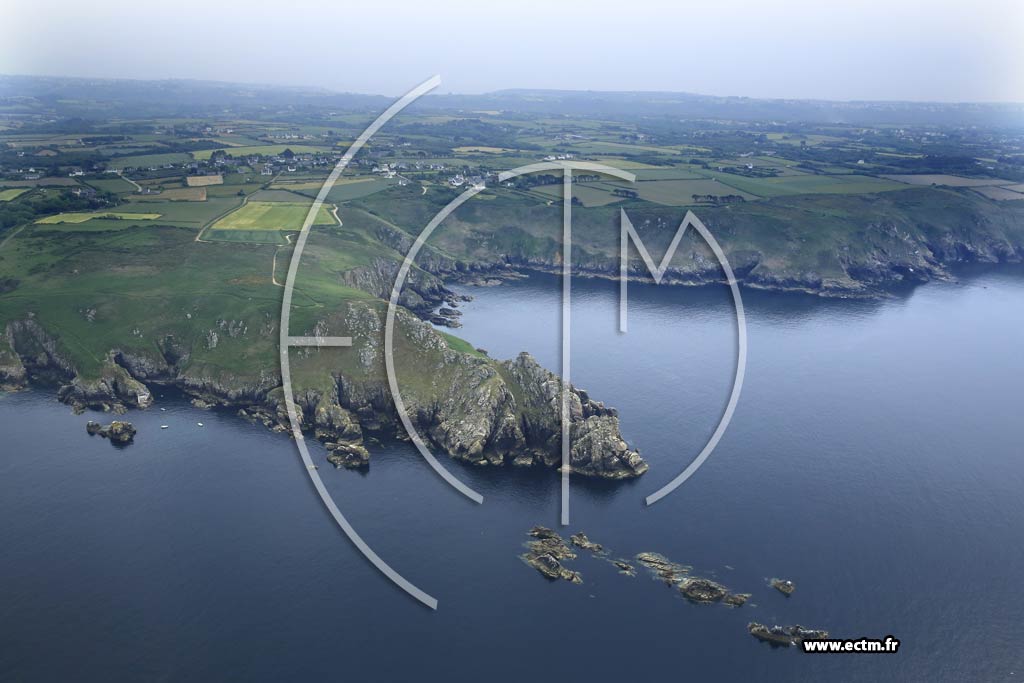 Photo arienne de Clden-Cap-Sizun (Pointe de Penharn)
