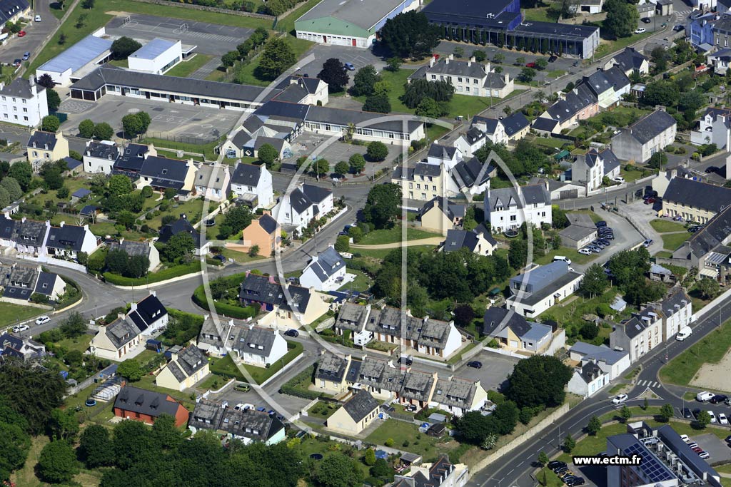 Photo arienne de Douarnenez (Keriguy)