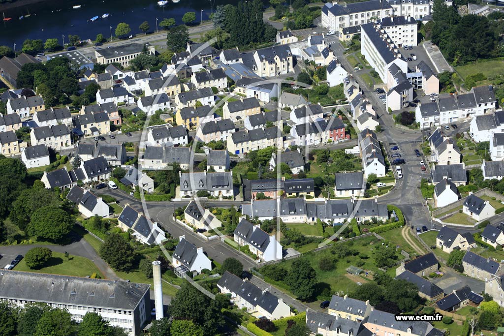 Photo arienne de Douarnenez (Kerlien)