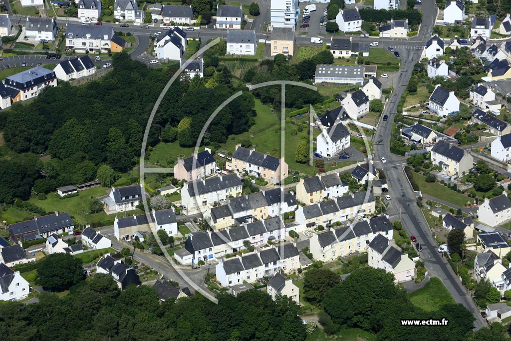 Photo arienne de Douarnenez (le Reuniat)