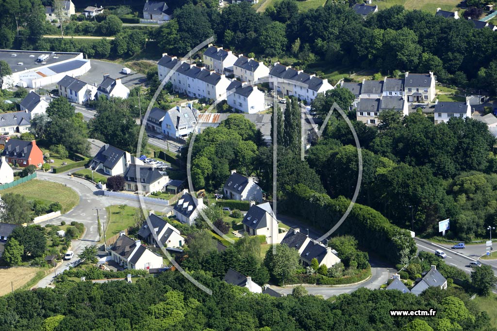 Photo arienne de Douarnenez (Pouldavid)