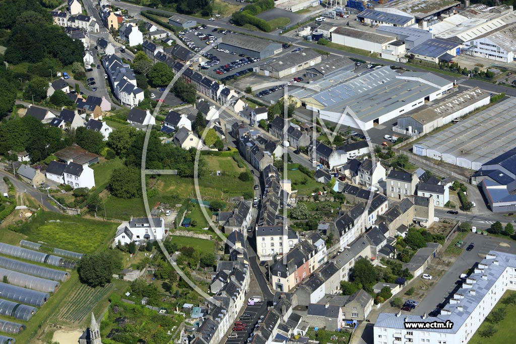 Photo arienne de Douarnenez (Pouldavid)