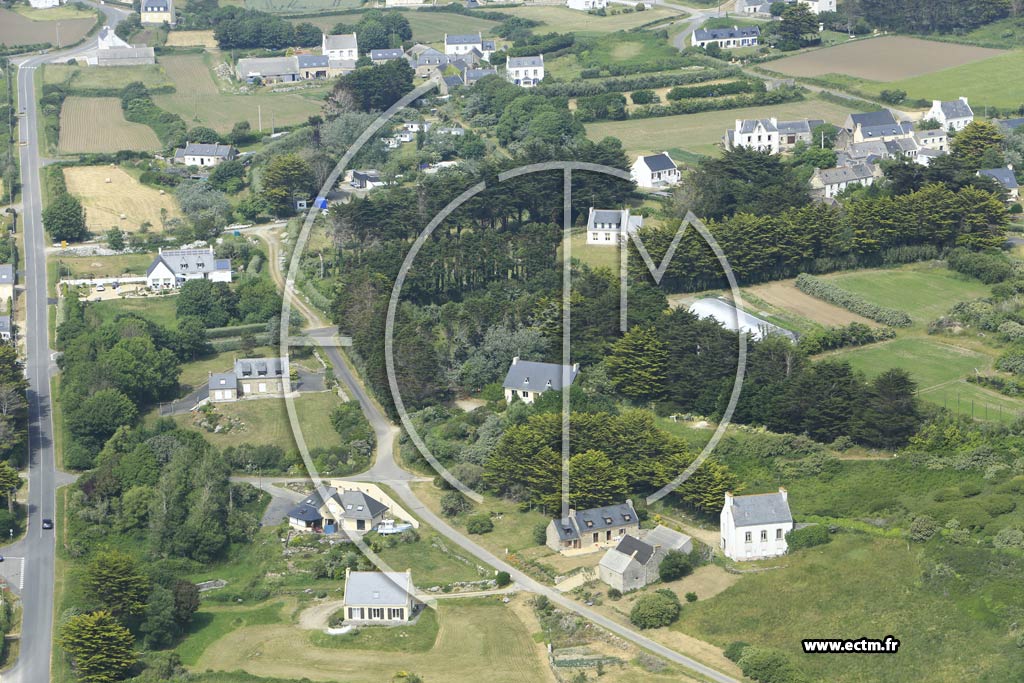 Photo arienne de Plouhinec (Mesperleuc)