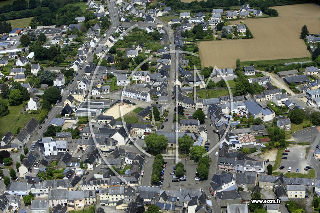 Photo arienne de Briec (Est)