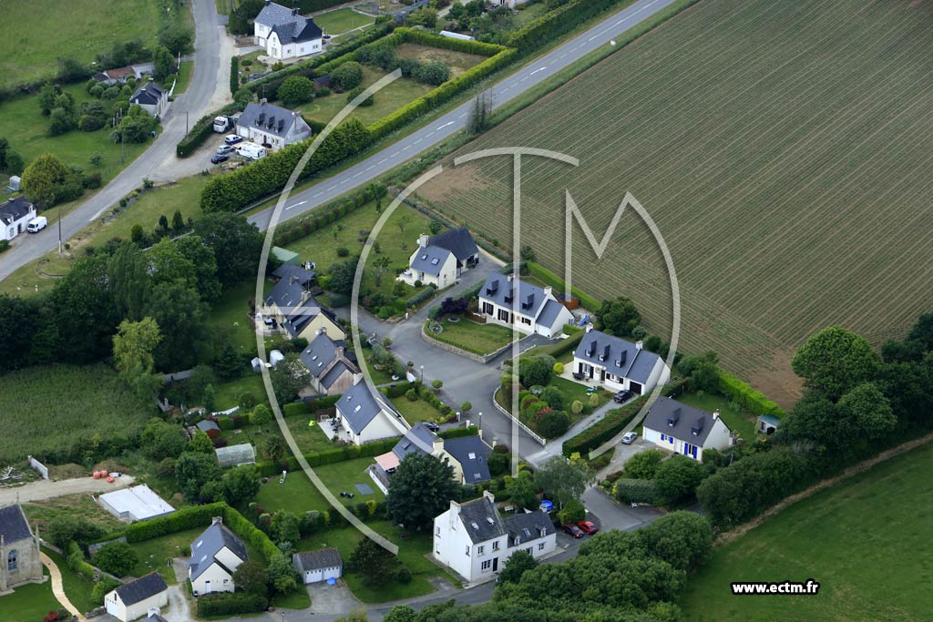 Photo arienne de Landrvarzec (Quilinen)